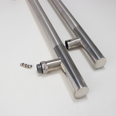 カスタマイズされた厚さ アルミプロファイル ガラスドアハンドル モダンデザイン 0.30mm 厚さ