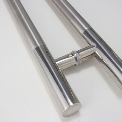 カスタマイズされた厚さ アルミプロファイル ガラスドアハンドル モダンデザイン 0.30mm 厚さ