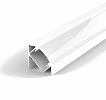 SHENGXIN 2019 LED ワイド ミラー ホワイトライトバー チャンネル 壁にマウント ストライプカバー アルミコーナー LED プロフィール