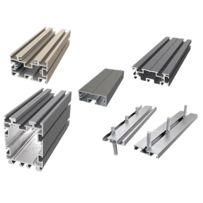 6063 シルバーブラック カラーT スロット アルミ プロファイル DIY 長さ0.5-6.0M 6000級シリーズ