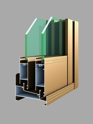 エクストルーション アルミキャビネット 窓とドアのためのアルミプロファイル 厚さ0.8mm-2.0mm