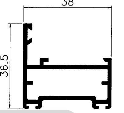 コロンビアシリーズ7038 5020 3831 744 8025 Shengxin 6063 T5 ドア用アルミエクストルーションプロファイル