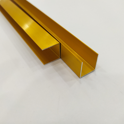 0.30mm 厚さ グラスレイン U 形のためのカスタマイズされたアノイドアルミプロファイル