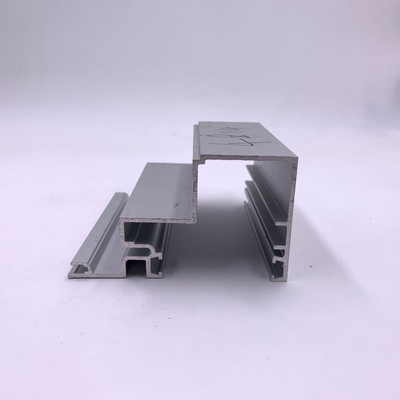 窓とドア用カーテンウォール建設用木材穀物転送アルミプロファイル
