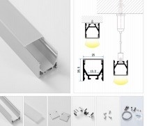 超スリム 3 メートル LED エンジェル アルミ プロファイル チャネル